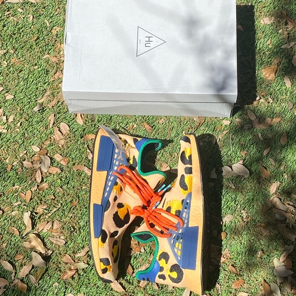 PHARRELL X NMD HUMAN RACE 'ANIMAL PRINT - PULSE AMBER' - Picture 4 of 8